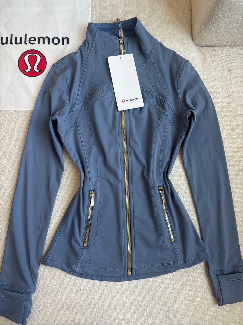 lululemon athletica Women’s Blue Zip-Up Jacket
